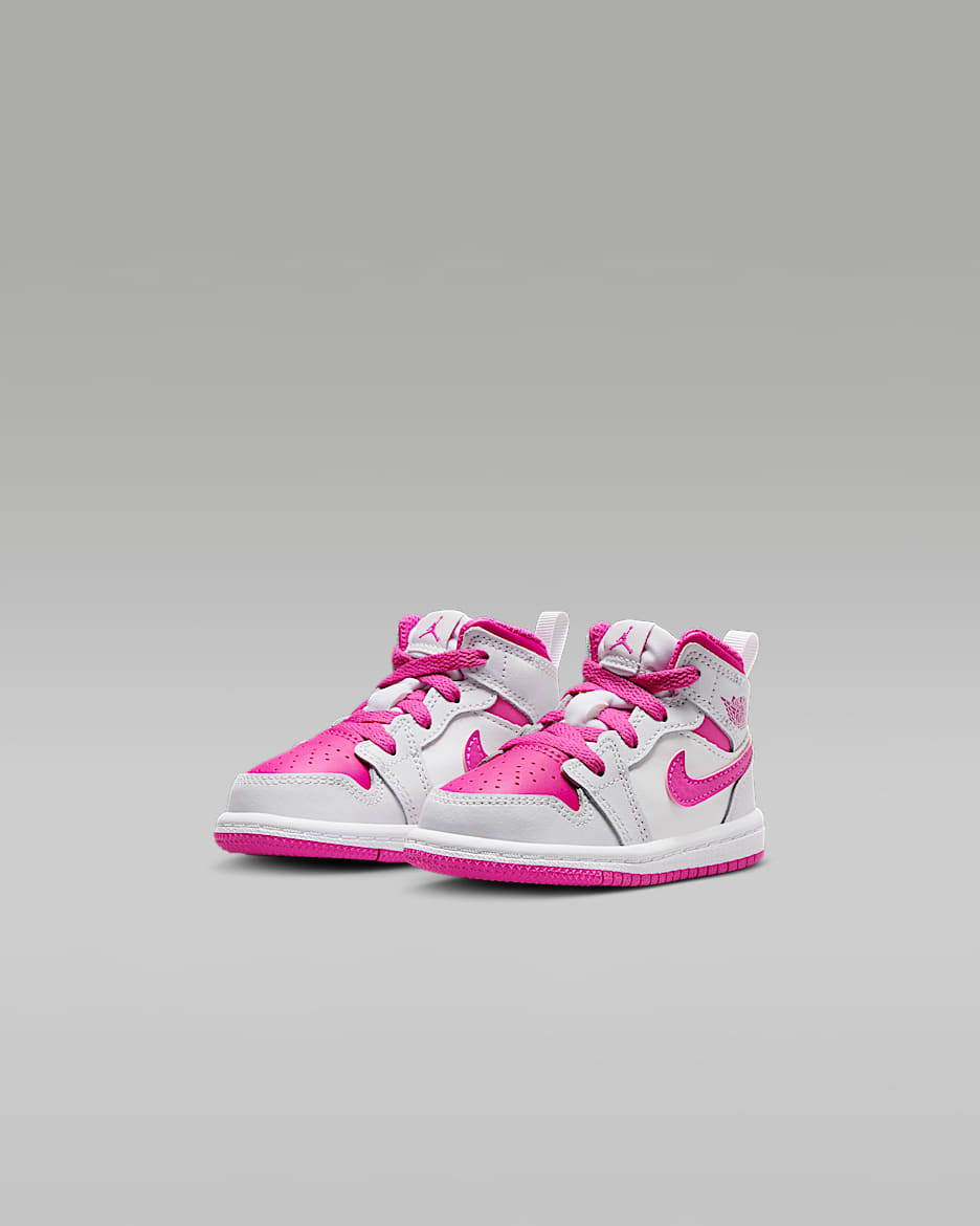 Jordan 1 Mid Baby Toddler Shoes. Nike